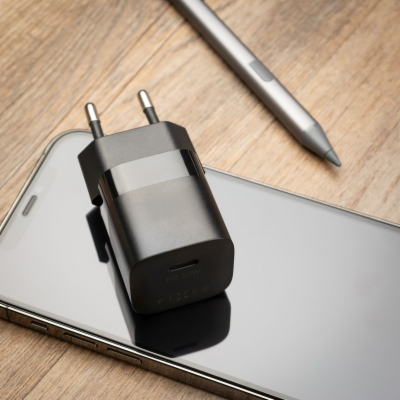 Set síťové nabíječky FIXED Mini s USB-C výstupem a USB-C/...