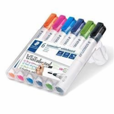 STAEDTLER Popisovače na bílou tabuli "Lumocolor 351", 6 b...