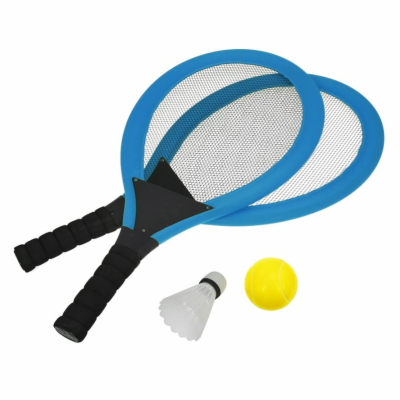 Set na plážové hry tenis/badminton 2xraketa, soft miček, ...