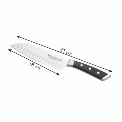 Tescoma Nůž japonský AZZA SANTOKU, 18 cm  