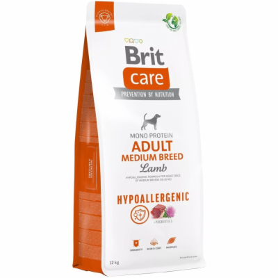 Brit Care Dog Hypoallergenic Adult Medium Breed, 12kg gra...