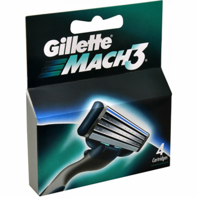 Gillette Mach3 Náhradní břity, 5 ks