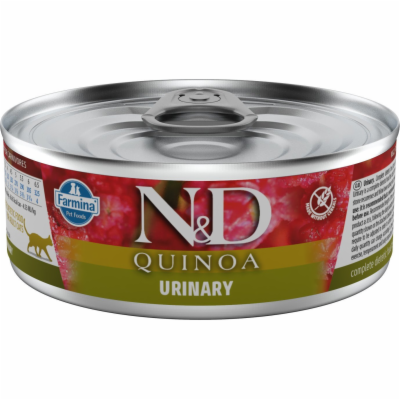 N&D QUINOA CAT Adult Urinary Duck & Cranberry 80g konzerv...