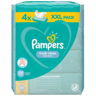 Pampers ubrousky Fresh Clean XXL 4x80ks