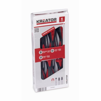 Kreator KRT400001 - Sada šroubováků 6ks SL/PH/PZ