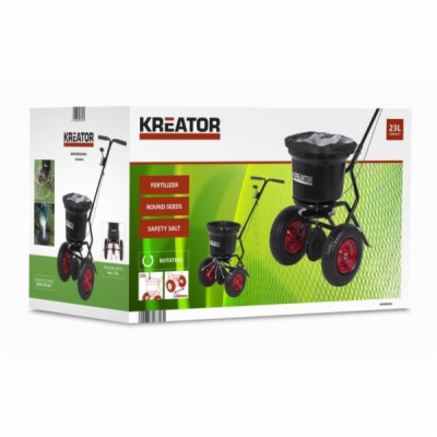 Kreator KRTGR9005 - Zahradní rozmetadlo 23kg