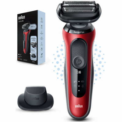 Braun SERIES 6 61-R1200s Red