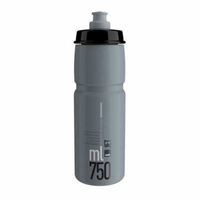 ELITE láhev JET 24  šedá/černé logo 750 ml