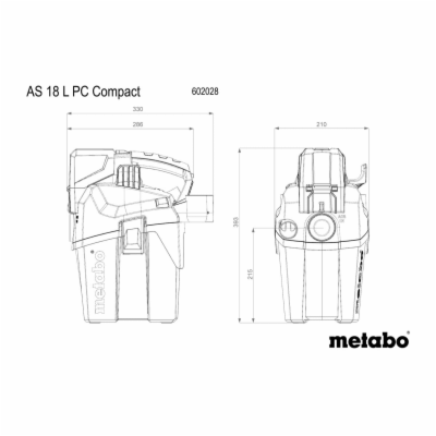 Metabo AS 18 L PC COMPACT (602028850)