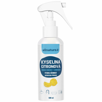 Allnature Kyselina citronová ve spreji 0,5 l