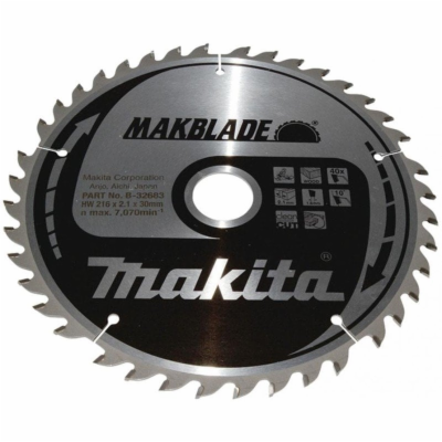 Makita kotouč pilový dřevo MAKBLADE 216x2.1x30mm 40Z (B-3...