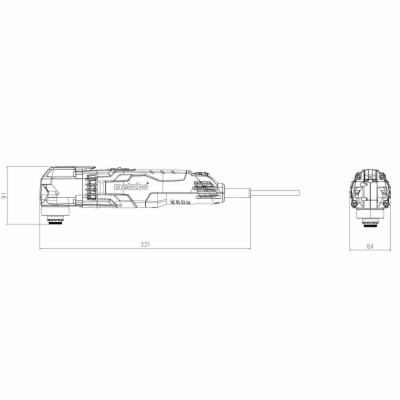 Metabo MT 400 QUICK SET (601406500)