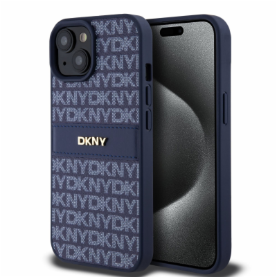 DKNY PU Leather Repeat Pattern Tonal Stripe Zadní Kryt pr...