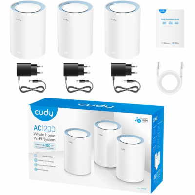 Cudy M1200 Wi-Fi Mesh System, 3 pack