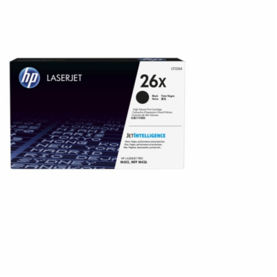 HP 26X Black Toner (CF226X) - originální