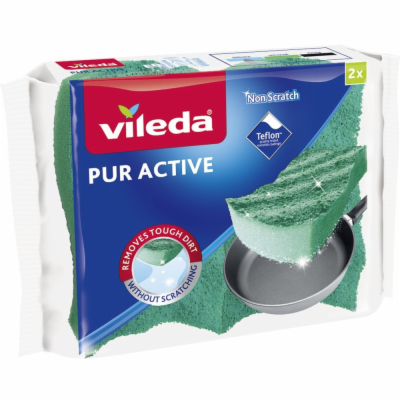 Vileda 169474 Pěnová houbička PUR active 2 ks