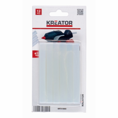 Kreator KRT310003 - Tavné tyčinky 11mm 12ks