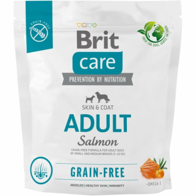 Brit Care Dog Grain-free Adult, 1kg granule pro psy