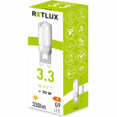 Retlux RLL 460 G9 LED žárovka 3,3W