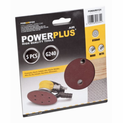 Powerplus POWAIR0124 - 5x brusný disk prům.150 G240