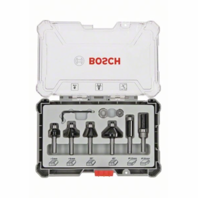 Bosch Sada fréz s 6mm vřetenem Trim&Edging, 6 ks (2.607.0...