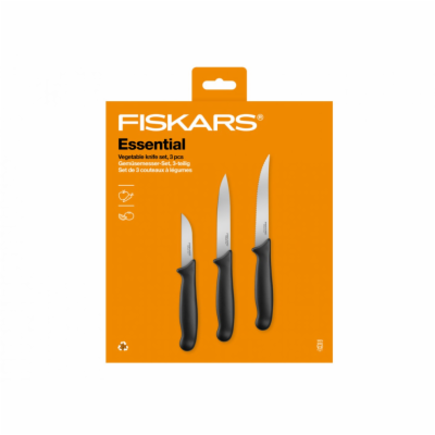 Fiskars Set nožů na zeleninu Essential 3ks