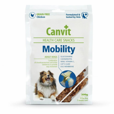 Canvit Snacks Mobility 200g pamlsek pro psy