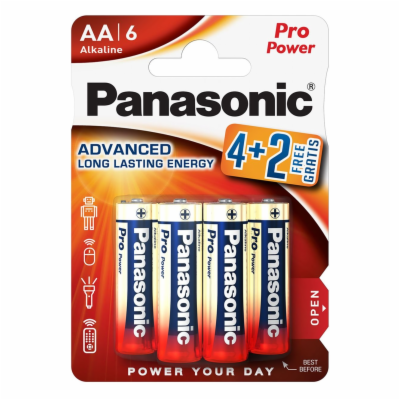 Panasonic LR6PPG/6BP Pro Power Gold