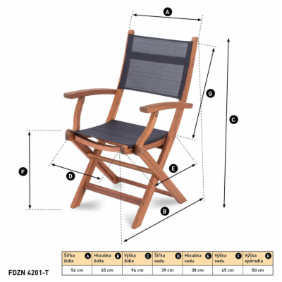 Fieldmann FDZN 4201-T Skládací zahradní křeslo, 2 ks