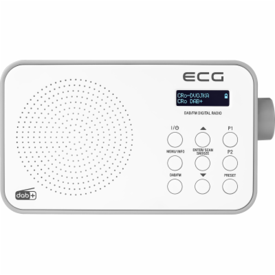 ECG RD 110 DAB Přenosné rádio, bílé