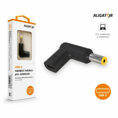 Aligator USB-C napájecí redukce 5,5x2,5 mm pro notebooky ...