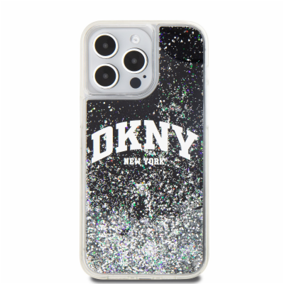 DKNY Liquid Glitter Arch Logo Zadní Kryt pro iPhone 13 Pr...