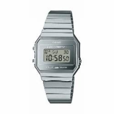 Casio  A700WEV-7AEF Unisex náramkové hodinky, stříbrná