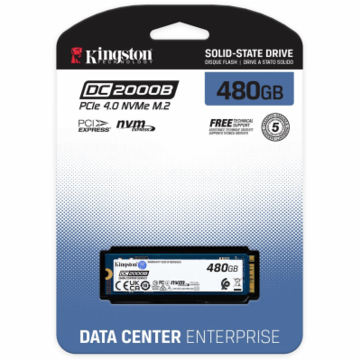 Kingston SSD 480GB DC2000B M.2 2280 Enterprise NVMe PCi 4.0