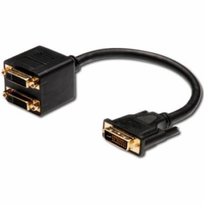 RR Adapter DVI-D  M na  2x DVI F