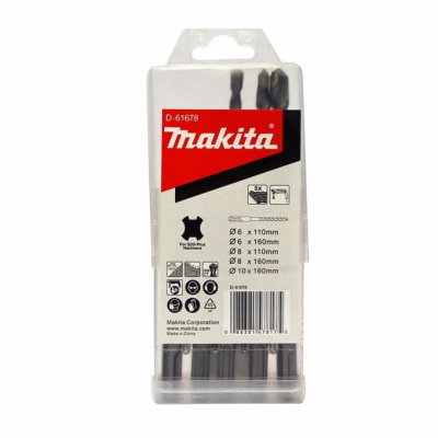 Makita D-61678 sada vrtáků SDS-Plus 6;8x50/110 a 6;8;10x1...