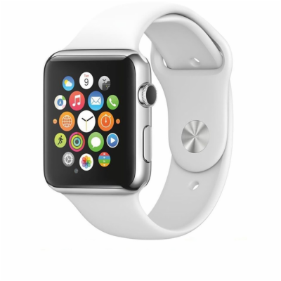 Tactical silikonový řemínek pro Apple Watch 4 44mm White ...