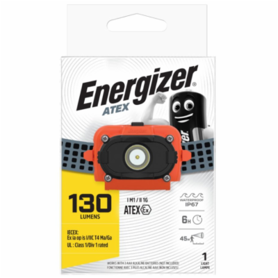 Energizer čelová svítilna - ATEX Headlight 3AAA LED 130lm