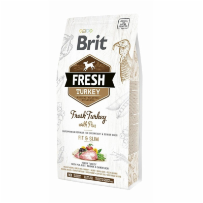 Brit Fresh Turkey with Pea Light Fit & Slim 2,5kg granule...