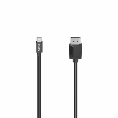 Hama kabel Mini DisplayPort na DisplayPort 1.2, 1,5 m, UH...