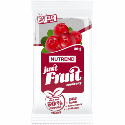 Nutrend Ovocná tyčinka Just Fruit 30 g, brusinka