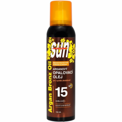 Sun Vital Arganový suchý opalovací olej sprej SPF15 150ml