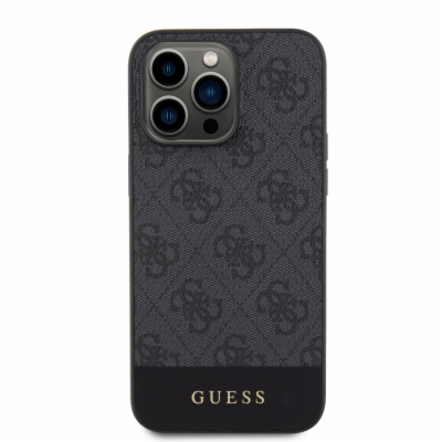 Guess PU 4G Stripe MagSafe Zadní Kryt pro iPhone 15 Pro M...