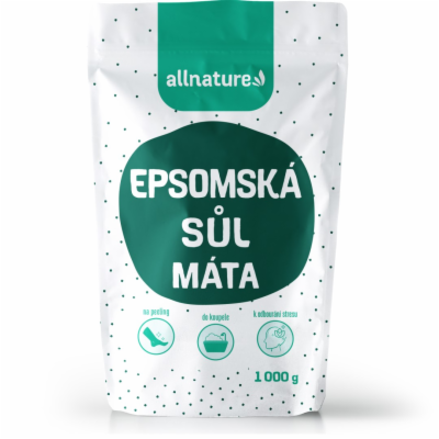 Allnature Epsomská sůl Máta 1 kg