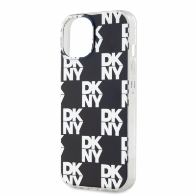 DKNY PC/TPU Checkered Pattern Zadní Kryt pro iPhone 15 Black