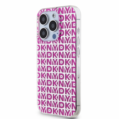 DKNY PC/TPU Repeat Pattern Zadní Kryt pro iPhone 15 Pro M...