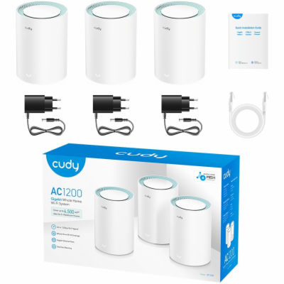 Cudy M1300 Wi-Fi Mesh System, 3 pack