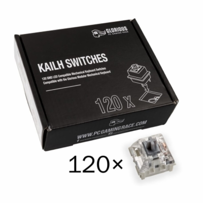 Glorious Kailh Speed Silver Switches, 120 ks