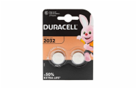 Baterie Duracell CR2032, 2ks Lithiová baterie CR2032, Průměr - 2 cm / 0,78", Napětí - 3V, Kapacita - 180 mAh