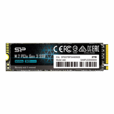 SILICON POWER SSD Ace A60 2TB M.2 PCIe Gen3 x4 NVMe 2200/...